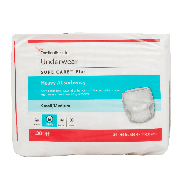 cardinal health sure care plus underwear