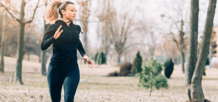 Woman running