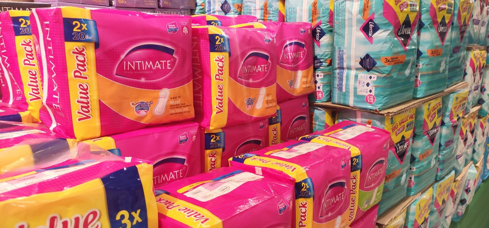 What are sanitary towels?