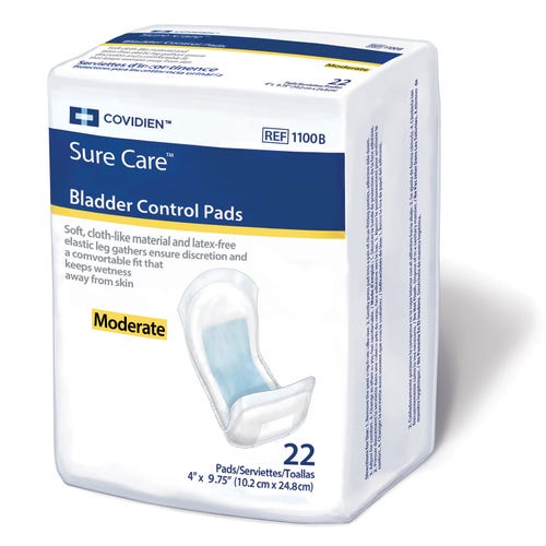 Conti Bladder Covidien Moderate Absorbency Bladder Control Pads | Aeroflow Urology