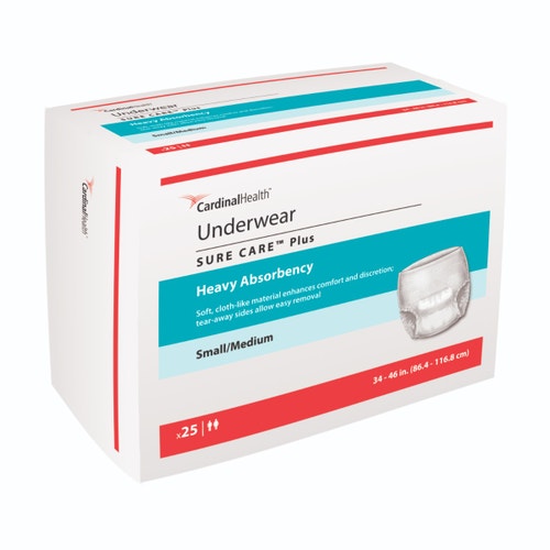 Cardinal Health Sure Care Plus Underwear - Heavy Absorbency