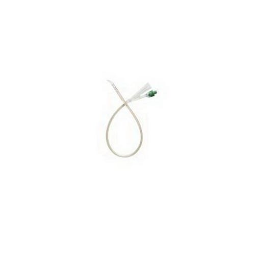 Cysto-Care Folysil Coude 2-Way Silicone Foley Catheter 16
