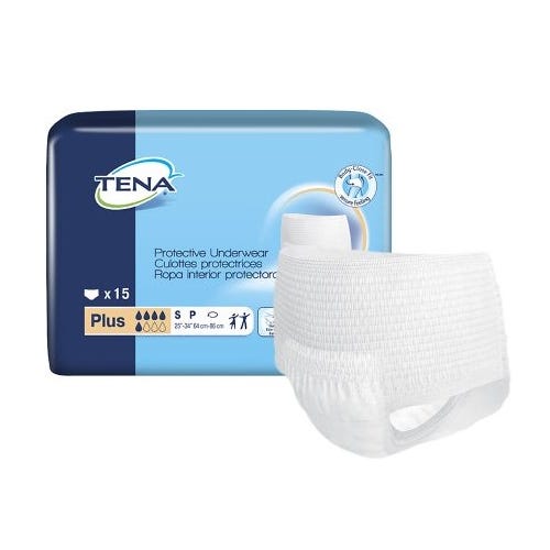 TENA Plus Pull-On Protective Underwear-Youth XL/Adult Small