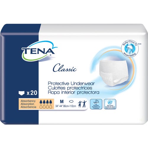TENA Classic Protective Underwear -  Moderate Absorbency