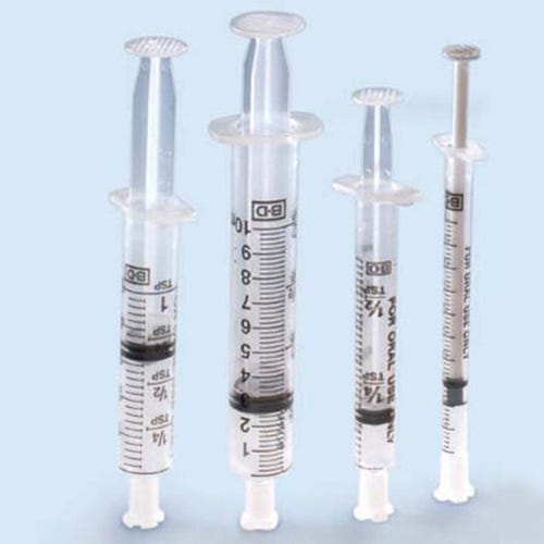 Becton Dickenson Oral Syringe 10ml with Tip Cap, Clear