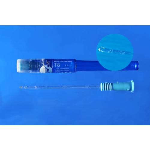 Cure Twist Pre-Lubricated Straight Intermittent Catheter 6
