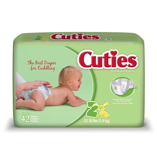 Cuties Diapers Size: 2