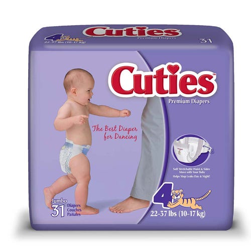 Cuties Baby Diapers - Size 4