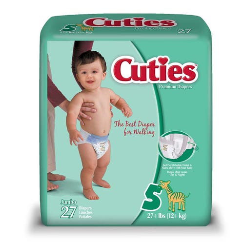 Cuties Baby Diapers - Size 5