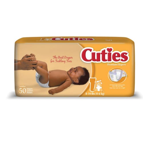 Cuties Baby Diapers - Size 1