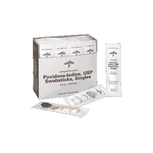 Povidone Iodine 10% USP Swabstick (3/Pk)