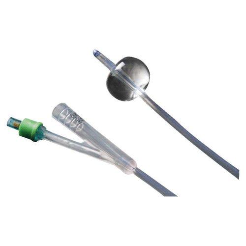 Peco Medical 100% Silicone 2-Way Foley Catheter 16FR, 5cc