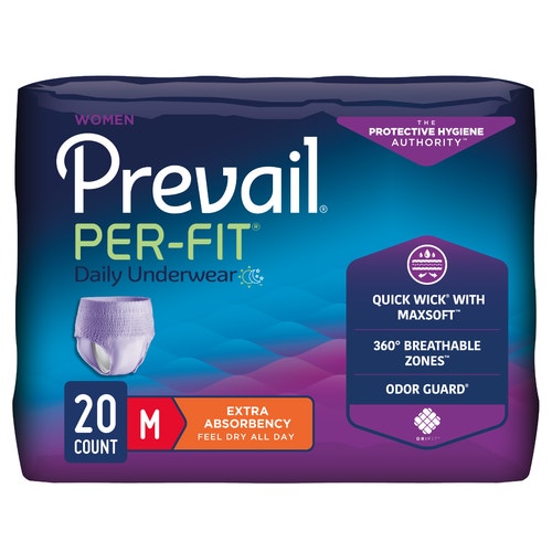 Prevail Per-Fit Daily Underwear for Women - Extra Absorbency