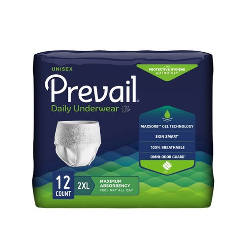 Prevail Daily Underwear - Maximum Absorbency 