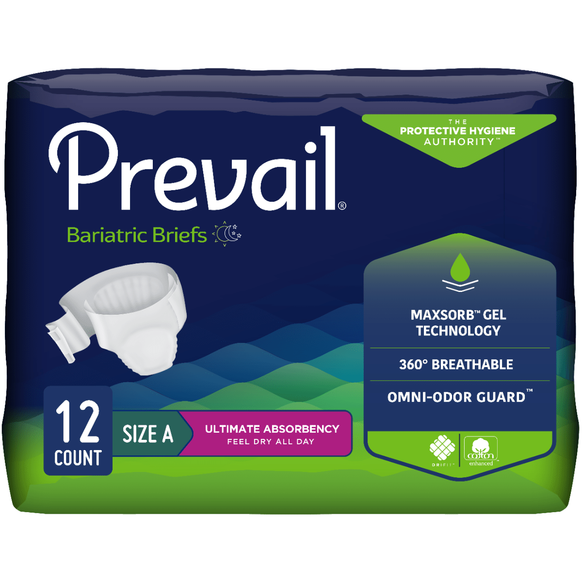 Prevail Bariatric Brief - Ultimate Absorbency