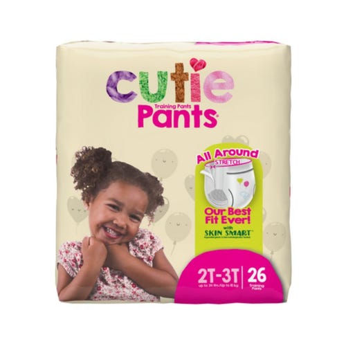 Cuties Training Pants - Girl, 2T-3T