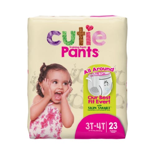 Cuties Training Pants - Girl, 3T-4T