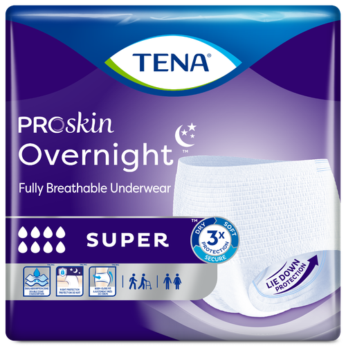 TENA ProSkin Overnight Underwear - Super Absorbency