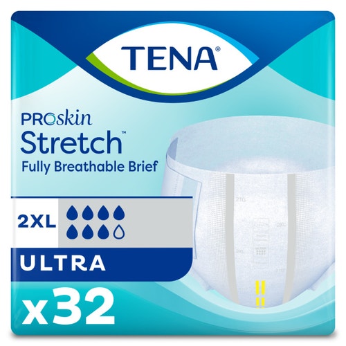 TENA Proskin Stretch Briefs - Ultra Absorbency - 2XL
