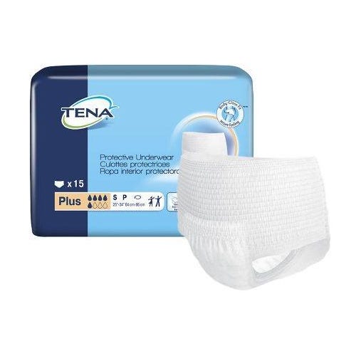 TENA Plus Pull-On Protective Underwear-Small