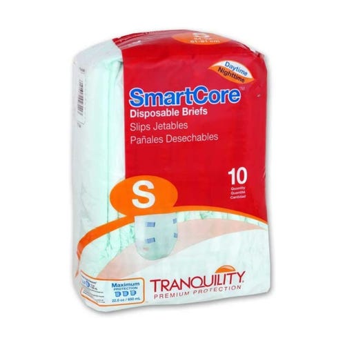Tranquility SmartCore Incontinence Briefs, Heavy Absorbency