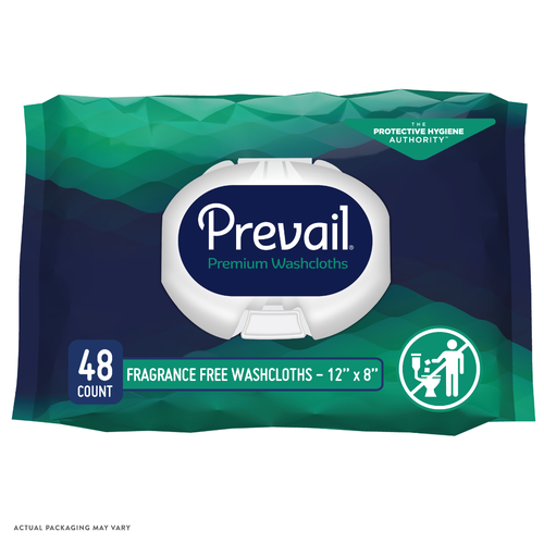 Prevail Premium Washcloths - Fragrance Free 