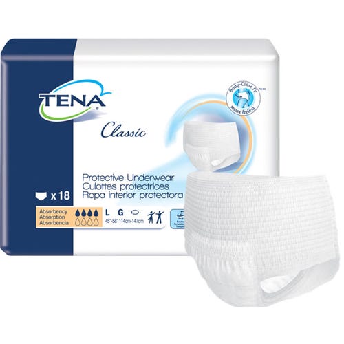 TENA Classic Protective Underwear - Large