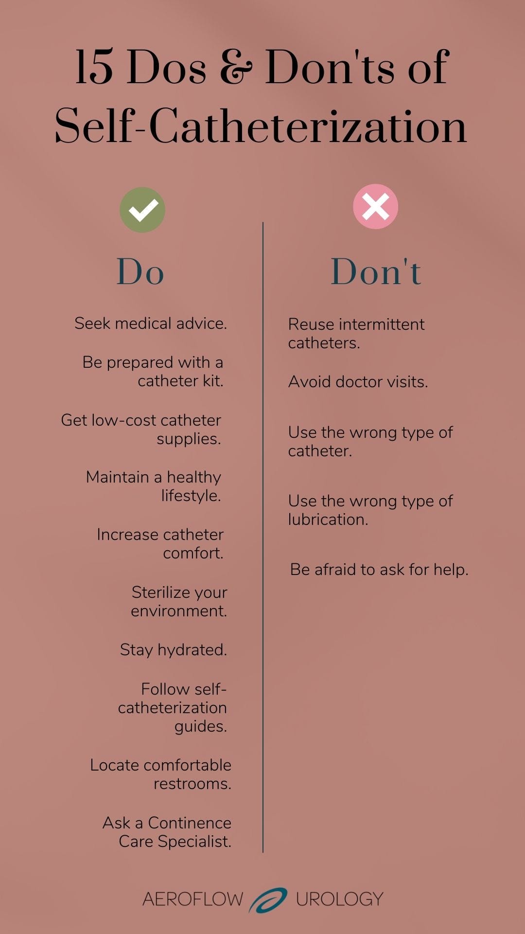 15 dos and don'ts of self catheterization