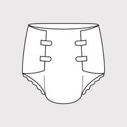 Female brief for incontinence