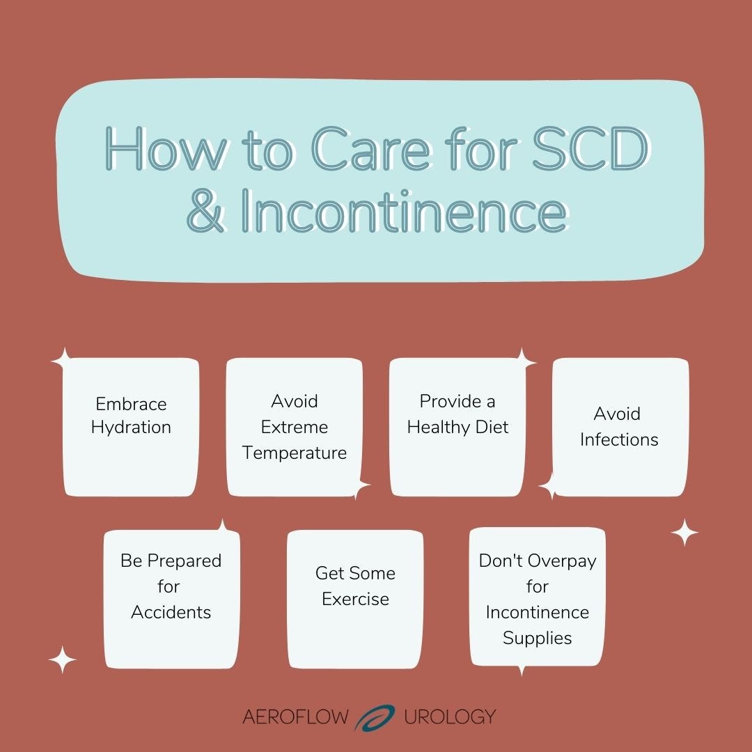 How to care for SCD and incontinence