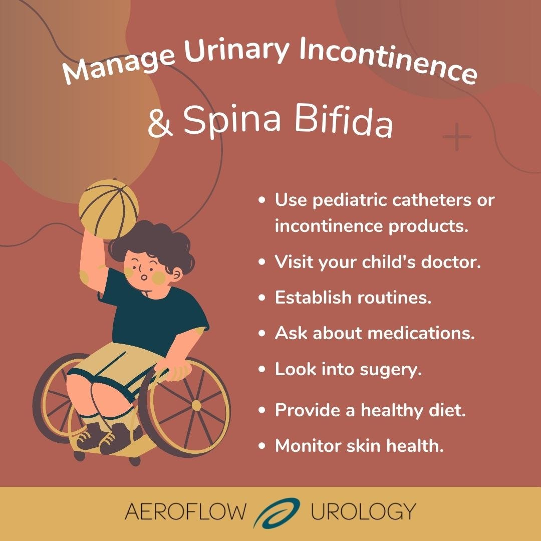 Child at the doctor for neurogenic bladder