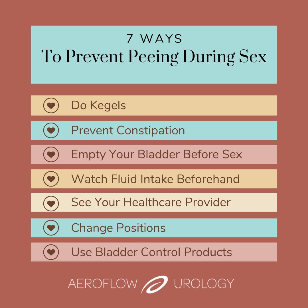 Peeing during sex? Heres why.