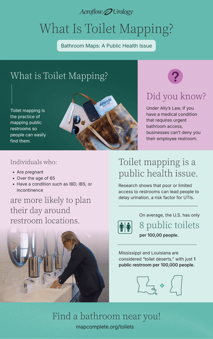 toilet mapping infographic