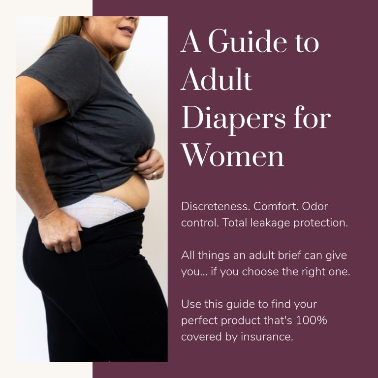 A Guide to Adult Diapers for Women