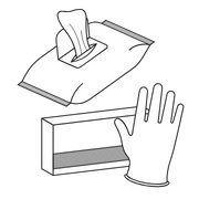 wipes gloves additional product icon