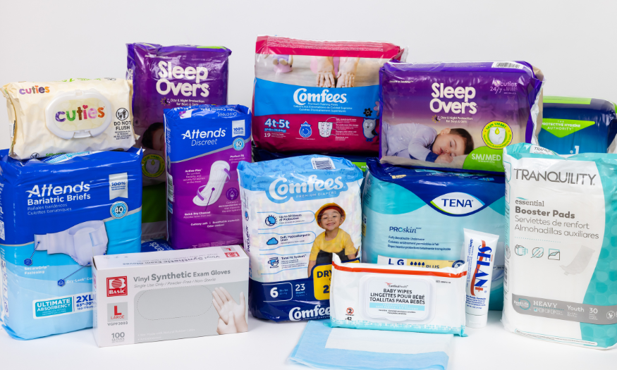 incontinence products with aeroflow