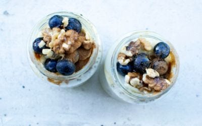 Blueberries and oats 
