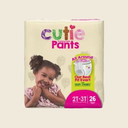Curity Unisex Youth Small/Medium Disposable Pull-On Pants with Elastic  Waist, Leak Protection, 38-65 lbs, 17 Count, 1 Pack 