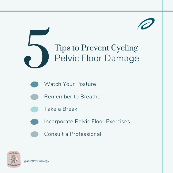 Infographic for tips to prevent pelvic floor damage