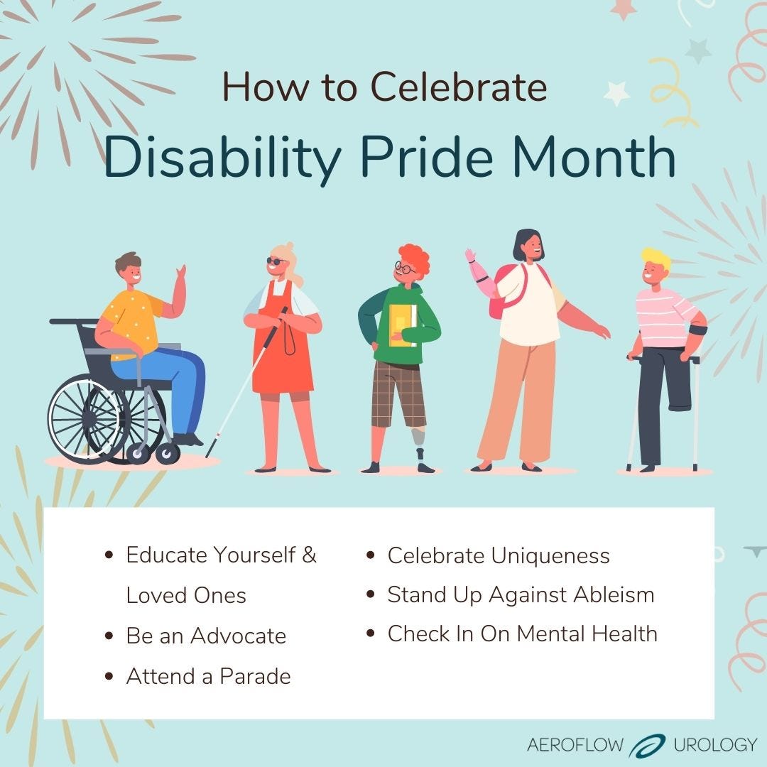 How to Celebrate Disability Pride Month Aeroflow Urology