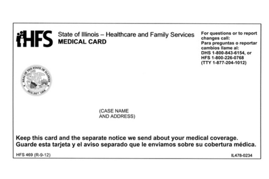 Illinois Medicaid card