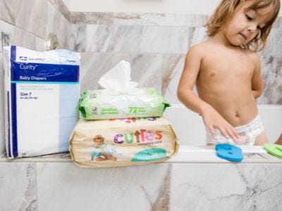 Diapers for children's incontinence 