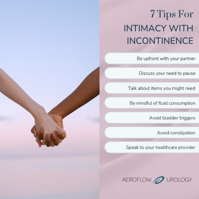 seven tips for intimacy with incontinence