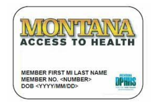Montana Medicaid card