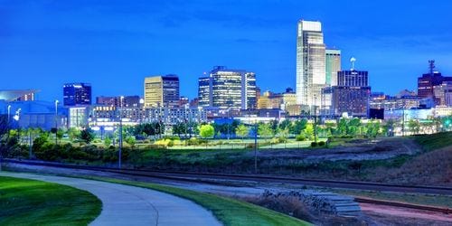 Nebraska at night