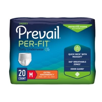 Prevail incontinence product for men