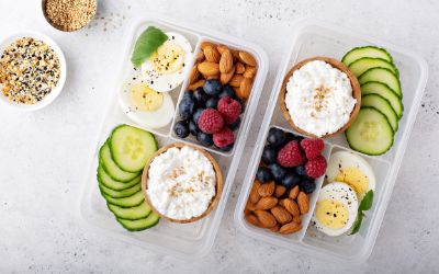 high protein snack box