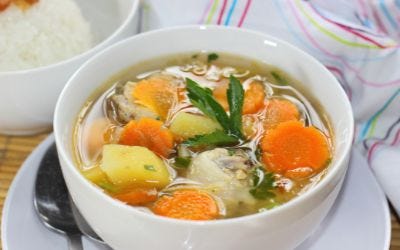 Chicken noodle soup calms the bladder