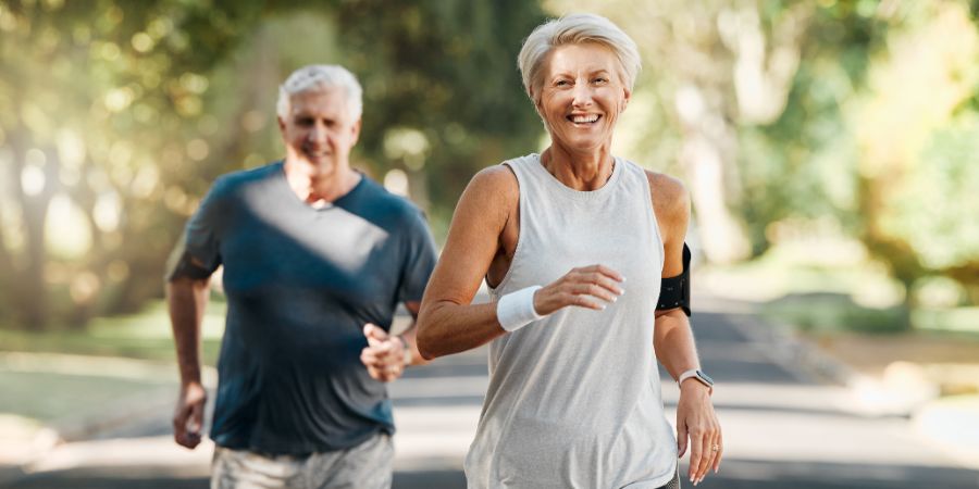 woman running